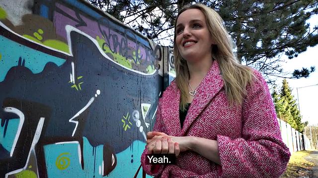 Euro babe POV suck and after picking up on street