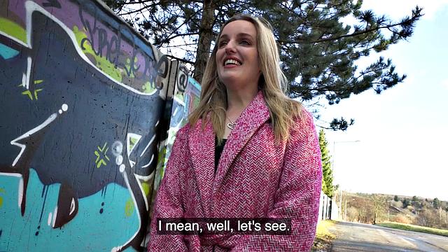 Euro babe POV suck and after picking up on street