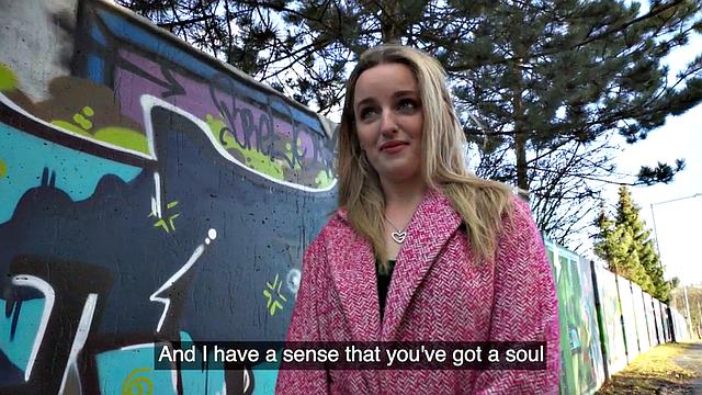 Euro babe POV suck and after picking up on street