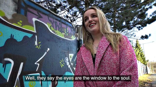 Euro babe POV suck and after picking up on street