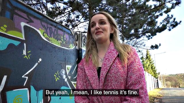 Euro babe POV suck and after picking up on street