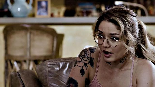 Petite stepdaughter fucked in pussy by nasty stepfather