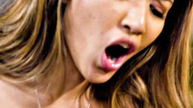 Nippon lesbian babes enjoy facesitting and 69 on couch