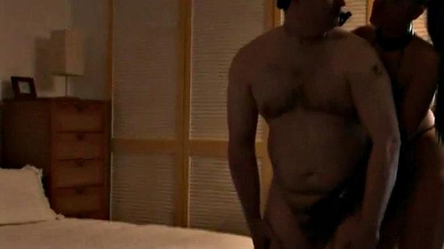 смотри, как домины в чулках издеваются и дрочат маленький член