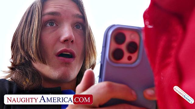 Professor Cali Sweets has alone time with her student in class