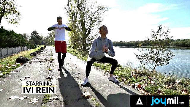 JOYMII - Natural Beauty Ivi Rein Takes A Big Cock In Her Asshole