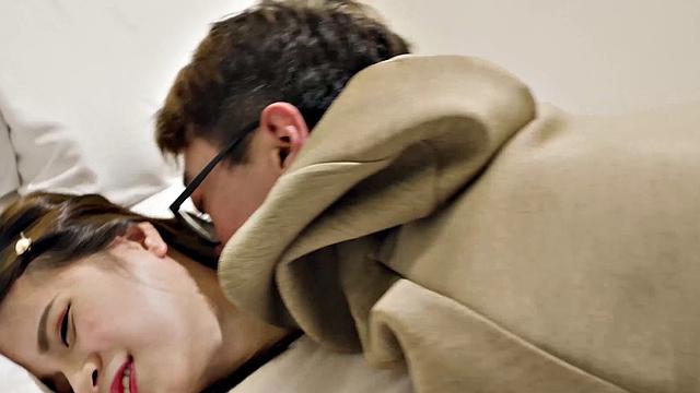 A sexy wife has her eyes on her husband's bro