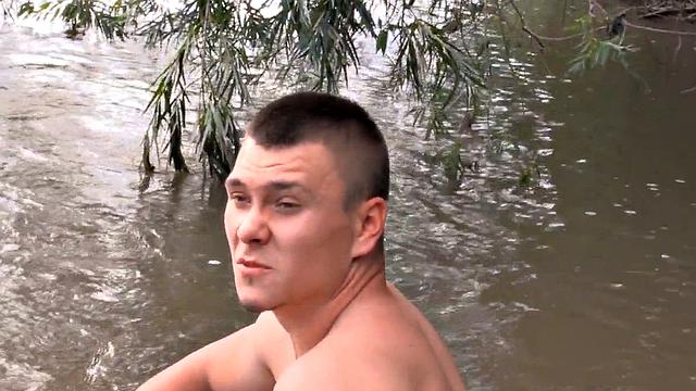 Euro picked up stud barebacked outdoors for POV cumshot