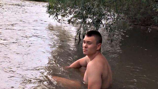 Euro picked up stud barebacked outdoors for POV cumshot