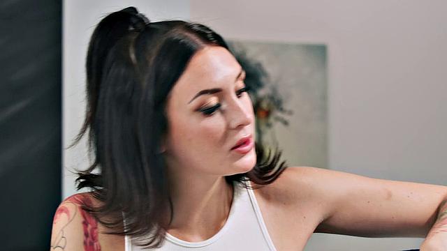 TRANSFIXED - Gorgeous Trans Lucy Hart Anal Creampies Charlotte Sins During Girls' Night