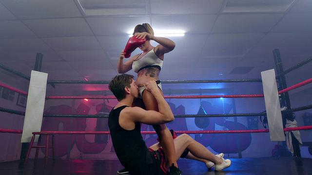 Watch this young and skinny babe take it hard in the ass and balls