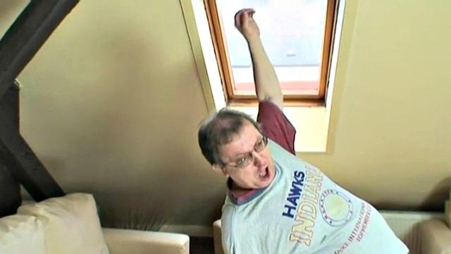 Naughty teen gets drilled hard by dirty grandpa on the sofa