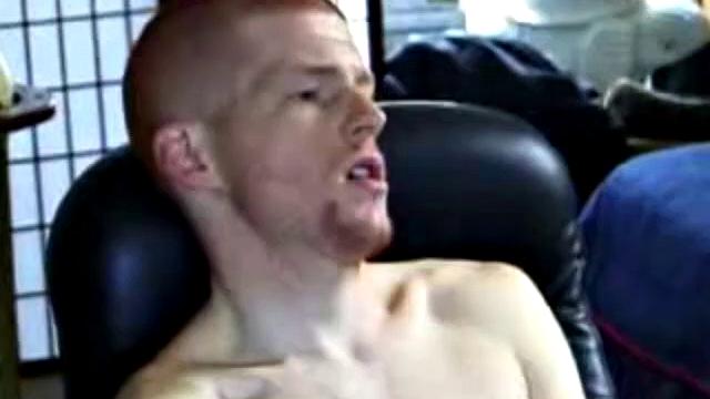These two straight boys decide to jerk off while watching a porn video. The horny guys beat off and never once glance at the other, but the curiosity is there and it's obvious they're turned on by the other's presence.