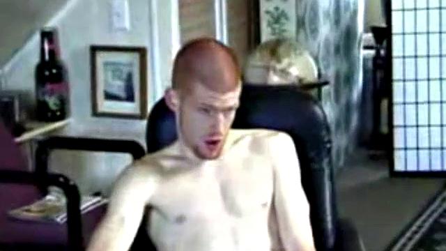 These two straight boys decide to jerk off while watching a porn video. The horny guys beat off and never once glance at the other, but the curiosity is there and it's obvious they're turned on by the other's presence.