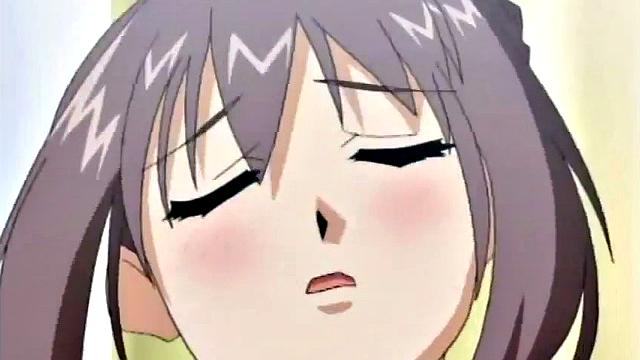 аниме-докторша учит пару жаркому тройничку