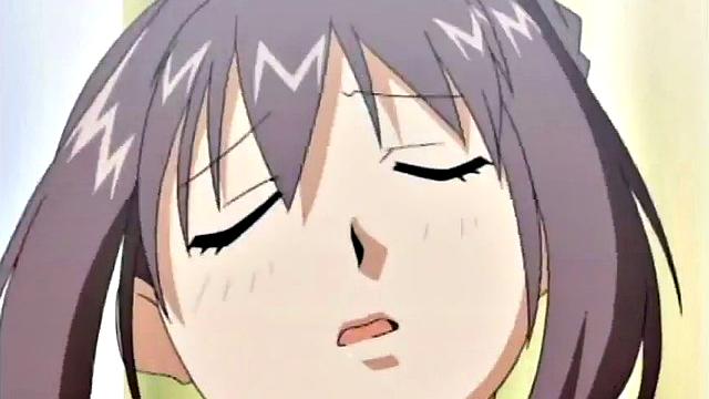 аниме-докторша учит пару жаркому тройничку