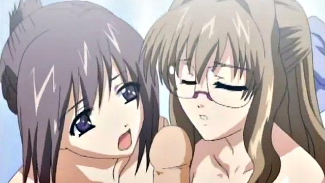 Hot Threesome In Lessons In Seduction Hentai