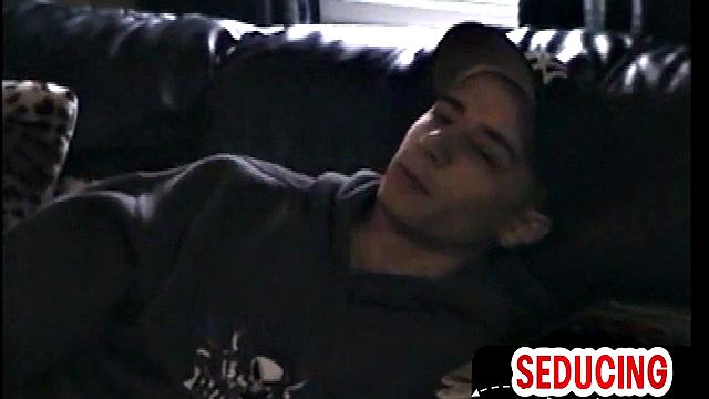 Homemade DILF sucks hairy cock with butt plug in ass