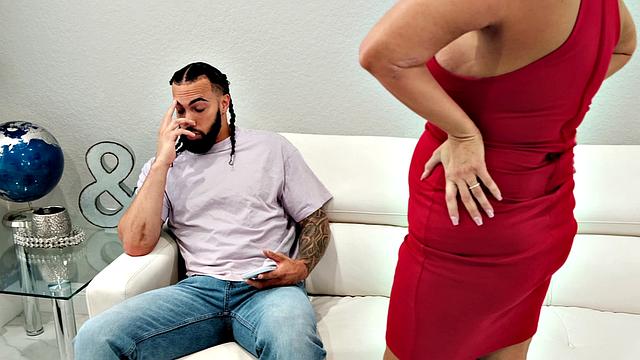 Big-titted mom Kristee Lixx with her son's friend