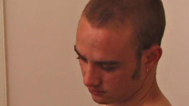 Kyle Brooks and Ethan Towly go right at it, kissing and taking each other's clothes off. Once naked, the sexual tension heats up and Kyle takes Ethan's dick in his mouth.