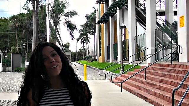 Watch Harlow, a pierced tattooed brunette, give a POV handjob and get fucked in the bedroom