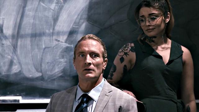 Wild stepdaughter drilled by stepfather in pussy