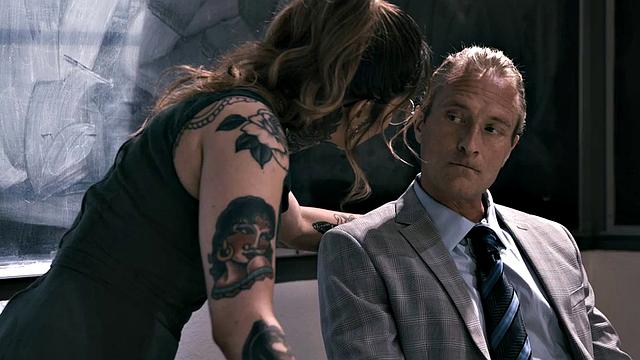 Wild stepdaughter drilled by stepfather in pussy