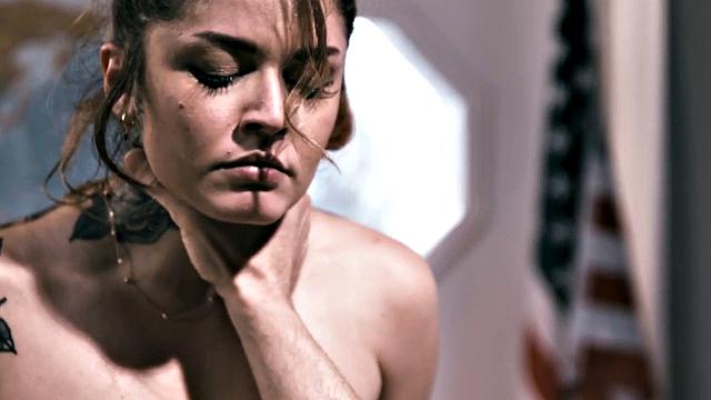 Wild stepdaughter drilled by stepfather in pussy