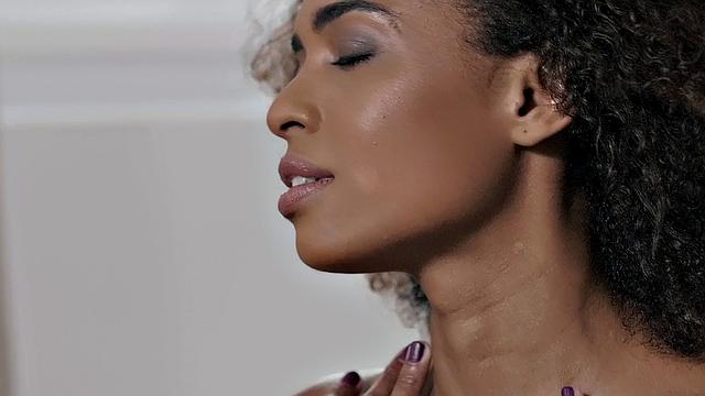 This Brazilian hottie can't get enough of that big black cock in her pussy