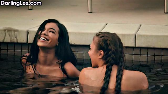 Stunning lesbians eating each other