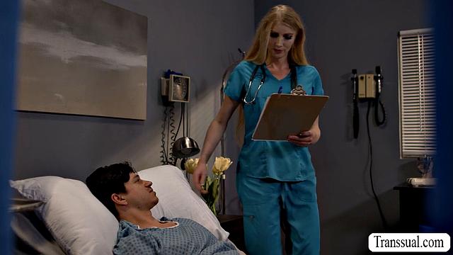 Giving my handsome patients a medicine