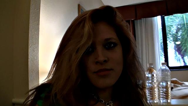 Redhead Prime Rose gives a hot handjob in the bedroom and gets a hot facial in reverse cowgirl position