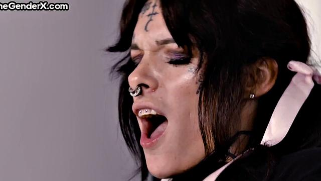 Lingerie alt trans destroyed by BF