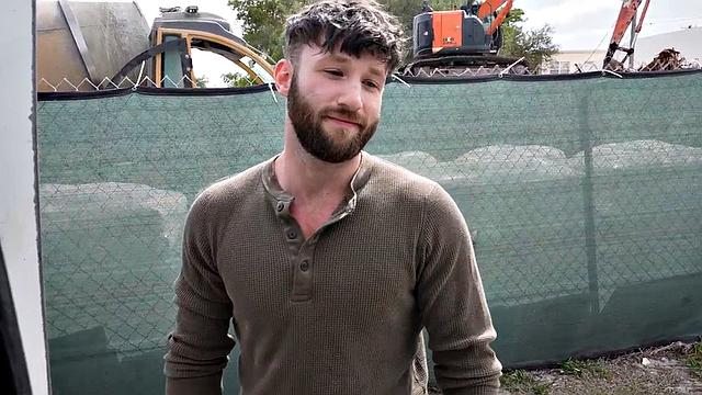 Picked up jock fucks gay ass in van before facial