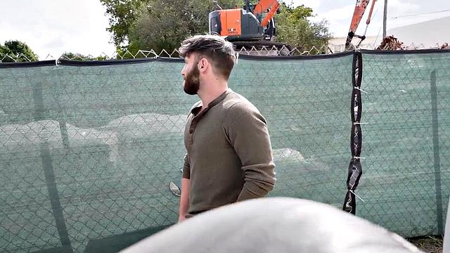 Picked up jock fucks gay ass in van before facial