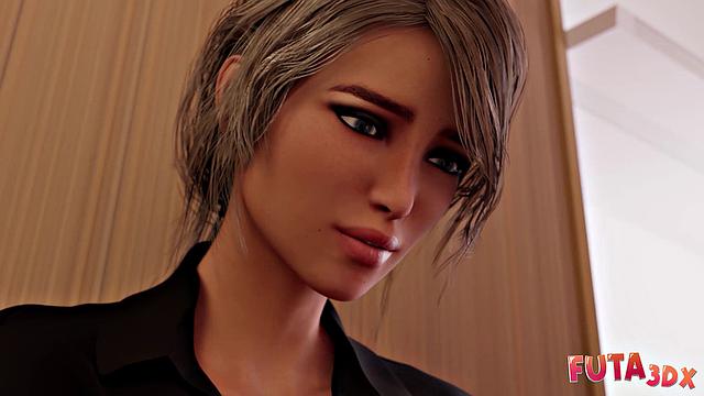 Futa3dx - Hot Blonde Futa Needs To Deposit Her Dick In Nurse's Mouth