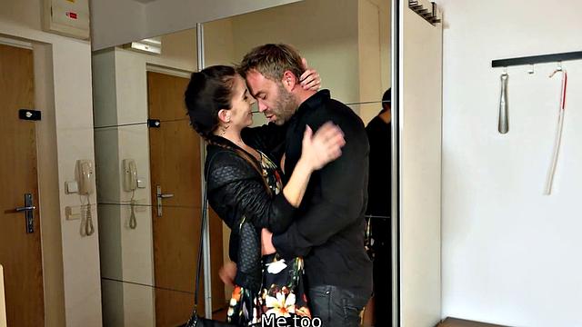 RIM4K. Married man can't believe beautiful wife licks his asshole