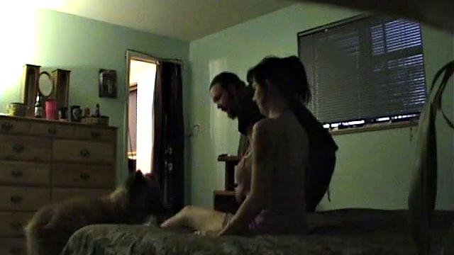 Mature MILF Shows Off Fake Tits And Blows Plumber's Dick