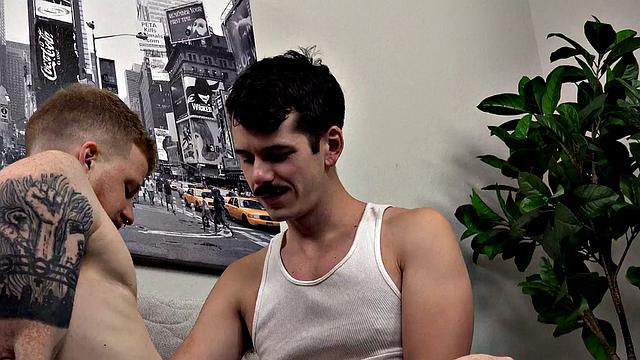 FTM amateur blonde gets fucked after cocksucking