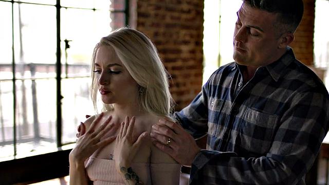 Stepdaughter fucked by stepfather in wet pussy hole