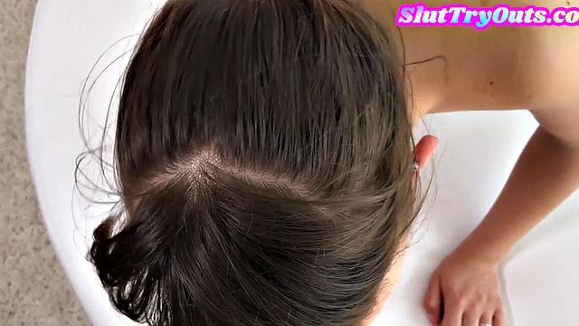 Cuckquean watching hairy bush amateur