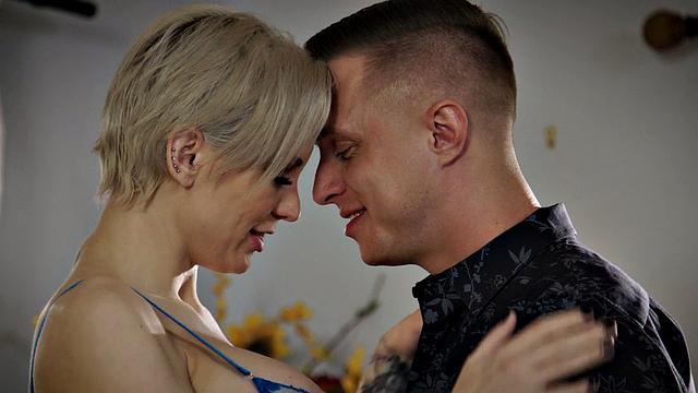 Inked MILF fucked by another guy while BF records