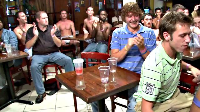 Real amateur party with strippers