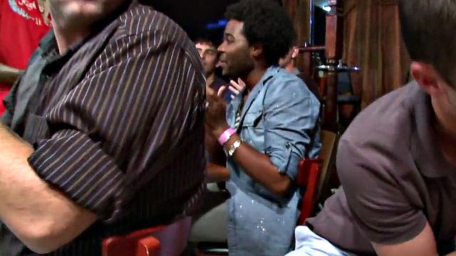 Real amateur party with strippers