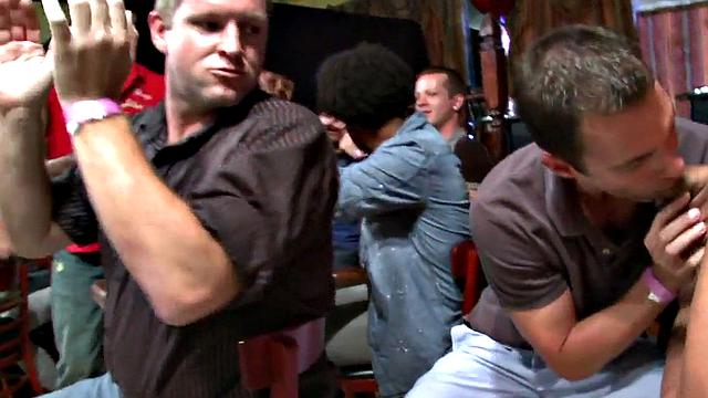 Real amateur party with strippers