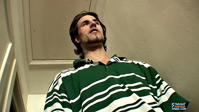 Chain takes charge and covers Jacob with cum in a hot gay initiation