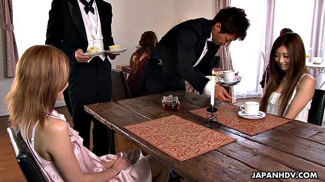 Hibiki Ohtsuki in an erotic foursome