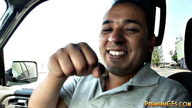 Bukkake slut fucking and sucking cocks