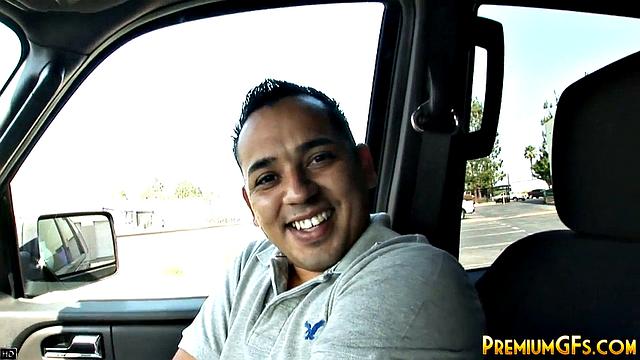 Bukkake slut fucking and sucking cocks