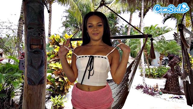 Camsoda - Interracial bj and anal for petite babe